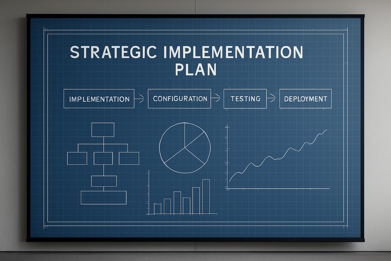 Strategic Implementation Plan: A blueprint for successful projects, integrating planning and execution phases for deployment.